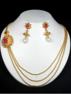 polki-necklace-set-2450PN4219